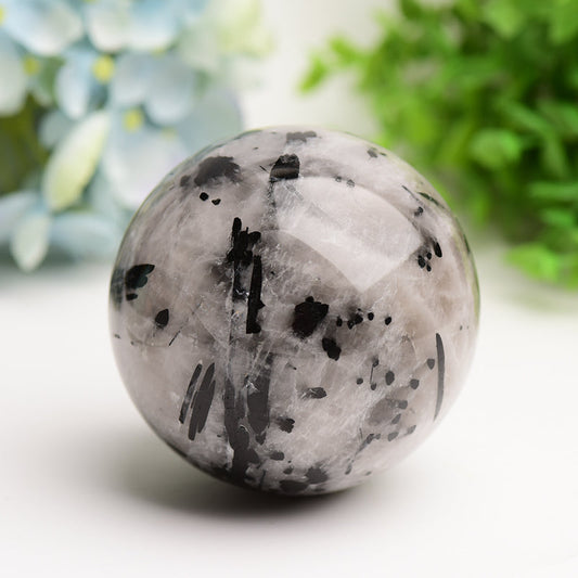 2.5"-4.0" Black Tourmaline Crystal Sphere Bulk Crystal wholesale suppliers