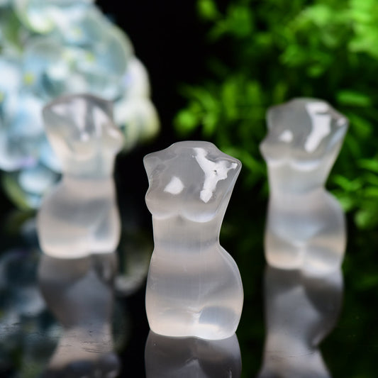 3.0" Selenite Model Carving Bulk Wholesale Best Crystal Wholesalers