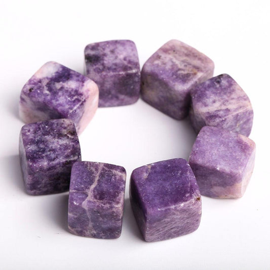 0.1kg Purple Mica Crystal Cubes bulk tumbled stone Best Crystal Wholesalers