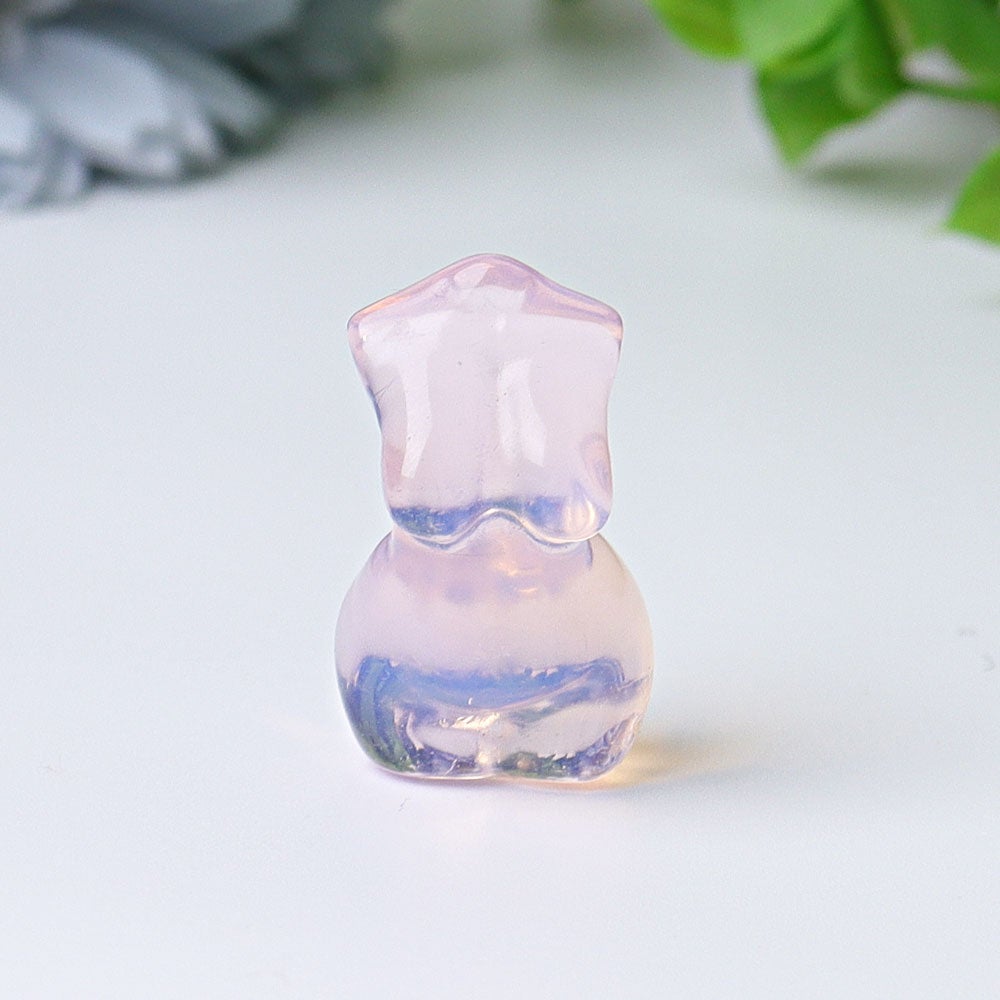 1.2" Mini Woman Model Body Crystal Carvings Best Crystal Wholesalers