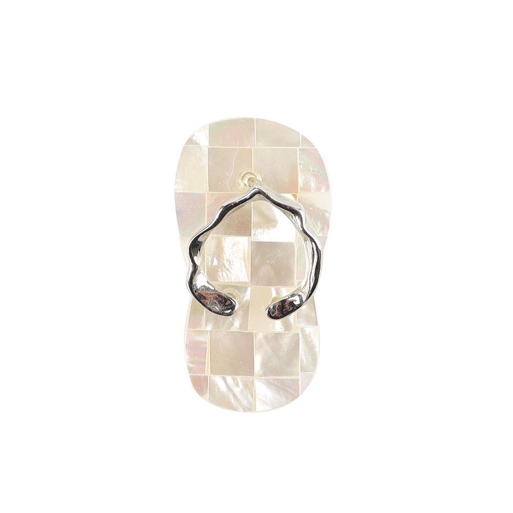 Natural High Quality Mini Crystal Slippers Flip Flops Shape Crystal Pendant