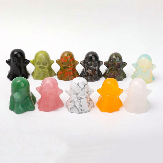 2" Crystal Ghost Carvings