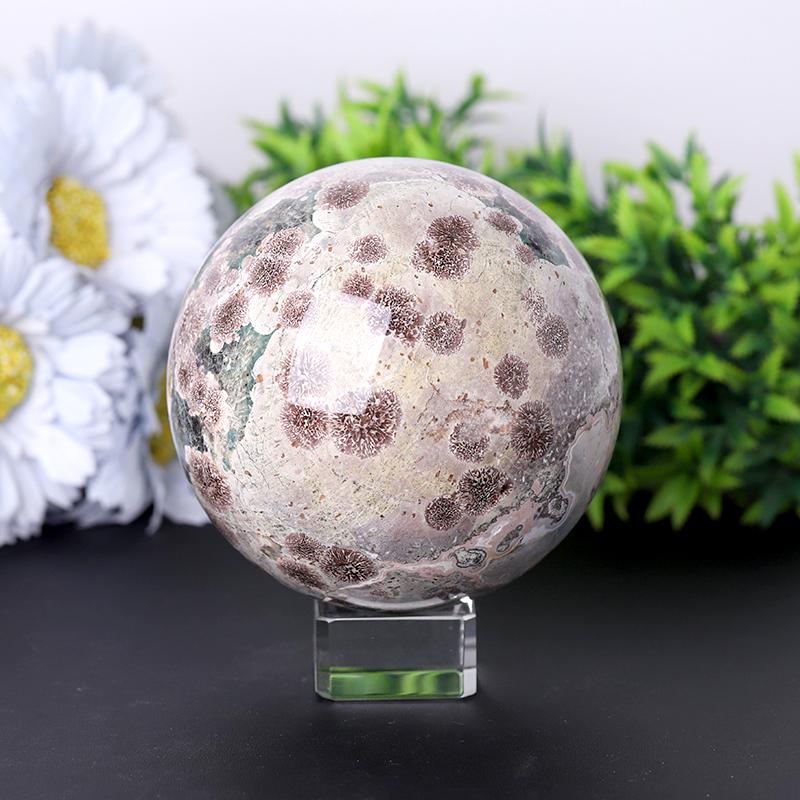 2.5"- 4.0" Firework Agate Sphere Best Crystal Wholesalers