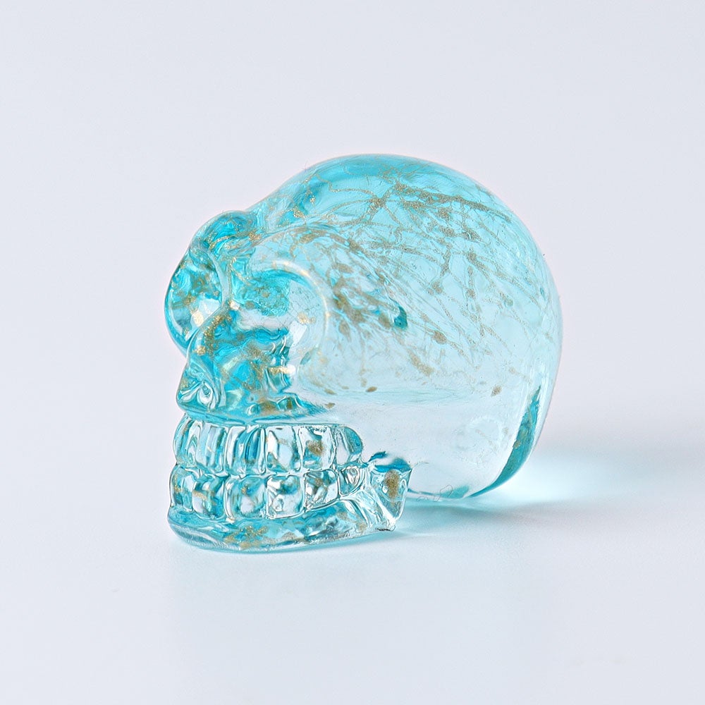 1" Aura Skull Angel Crystal Carvings (Random sending color) Best Crystal Wholesalers