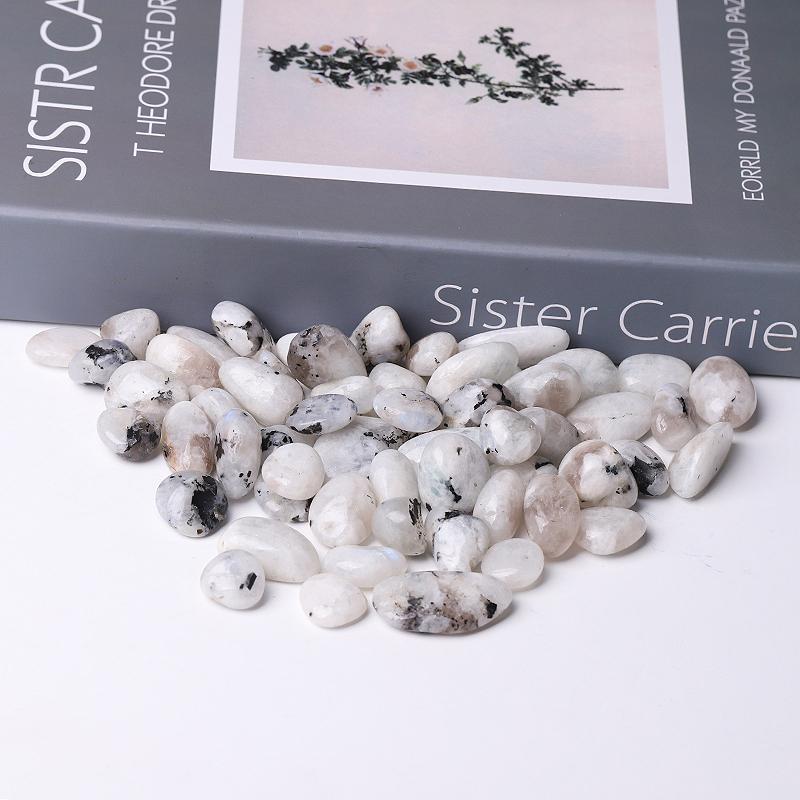 0.1kg Black Moonstone bulk tumbled stone Best Crystal Wholesalers