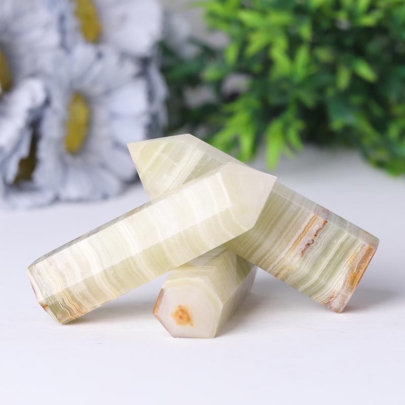 Wholesale Natural Crystal Towers Points Bulk Green Afghan Jade Points Best Crystal Wholesalers
