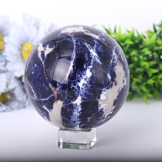 2.5"-4.0" Sodalite Sphere Best Crystal Wholesalers