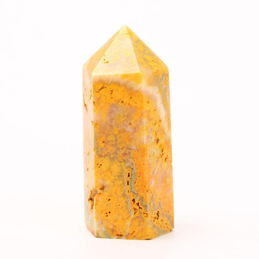 Set of 2 Bumble Bee Jasper Towers Points Bulk Best Crystal Wholesalers