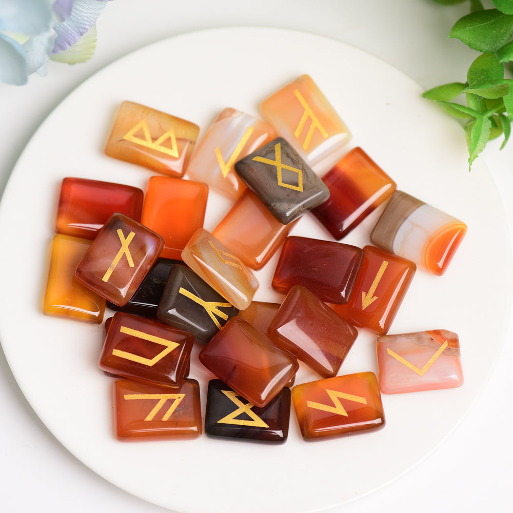 Runes Crystal Palm Stone Bulk Best Crystal Wholesalers Rose Quartz Tiger's Eye Green Aventurine Black Obsidian Carnelian