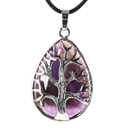 Tree of Life Amethsyt Pendant Crystals Quartz Jewelry Best Crystal Wholesalers