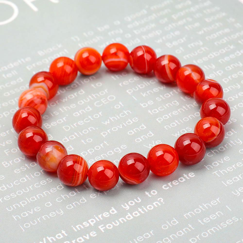 10.5mm Sardonyx Bracelet Best Crystal Wholesalers