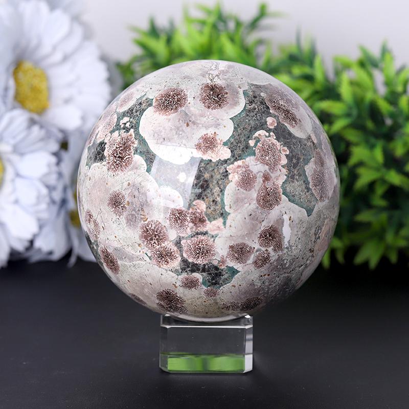 2.5"- 4.0" Firework Agate Sphere Best Crystal Wholesalers