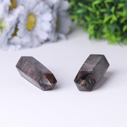 Natural High Quality Astrophlite with Garnet Towers Points Bulk for Fengshui Decoration Best Crystal Wholesalers