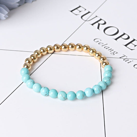 6mm Turquoise Crystal Bracelet Best Crystal Wholesalers