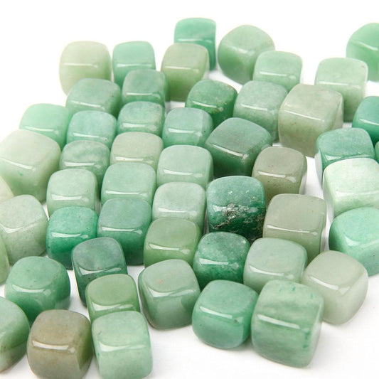0.1kg Green Aventurine Cubes bulk tumbled stone Best Crystal Wholesalers