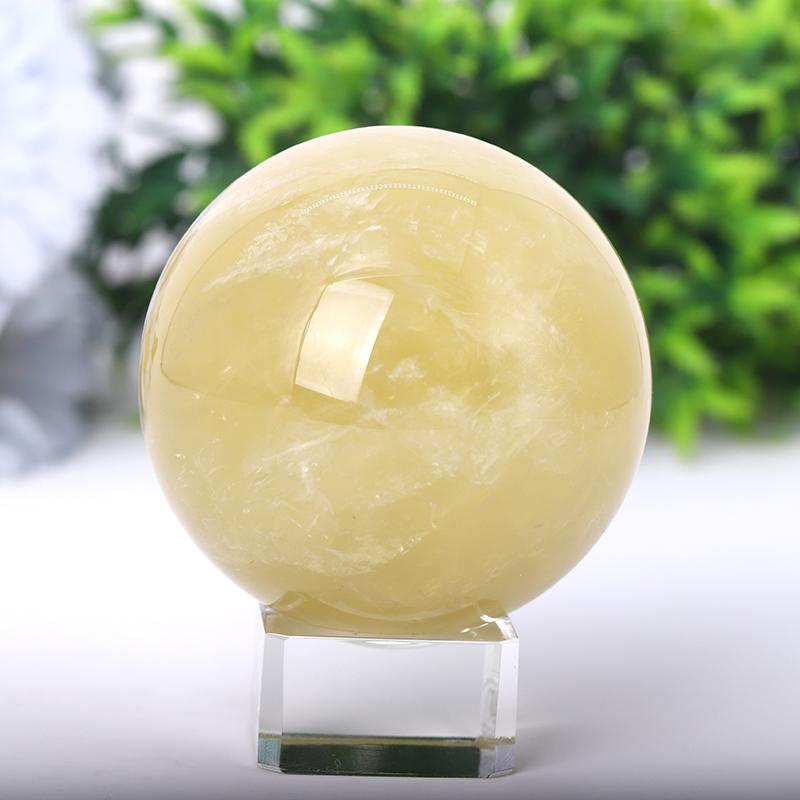 2.0"-4.5" Citrine Sphere Best Crystal Wholesalers