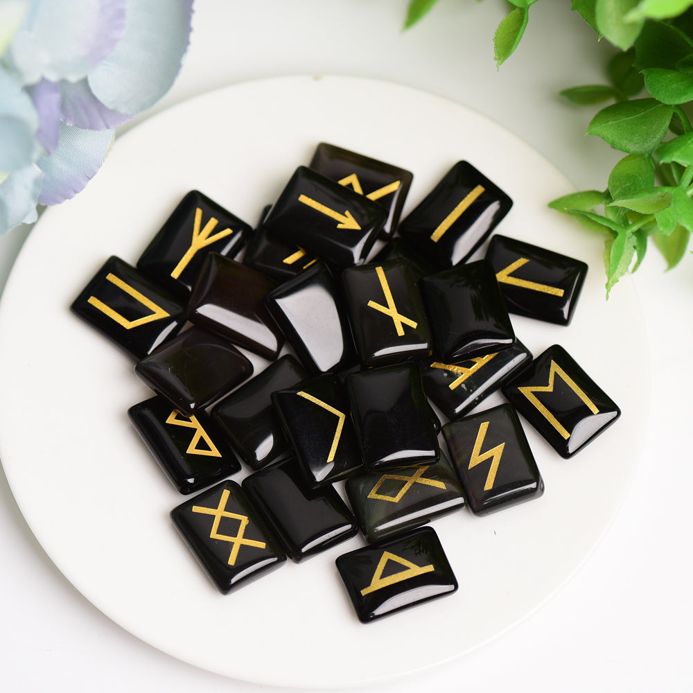 Runes Crystal Palm Stone Bulk Best Crystal Wholesalers Rose Quartz Tiger's Eye Green Aventurine Black Obsidian Carnelian