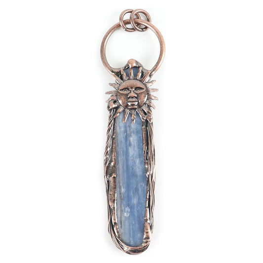 Natural Blue Kyanite Crystal Necklace Pendant For Woman Man Best Crystal Wholesalers