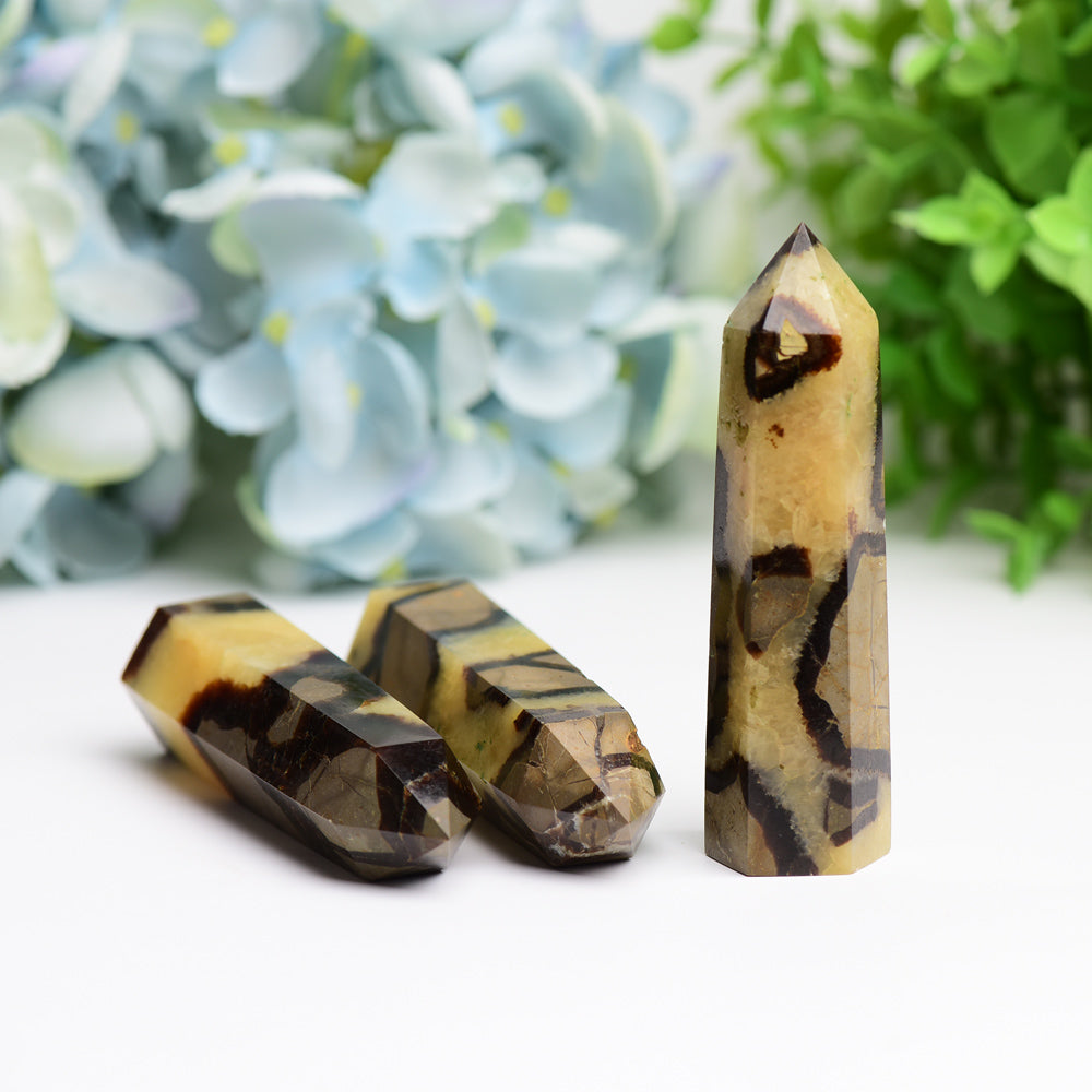 2.5"-4.5" Septarian Septarium Crystal Points Towers Bulk Best Crystal Wholesalers