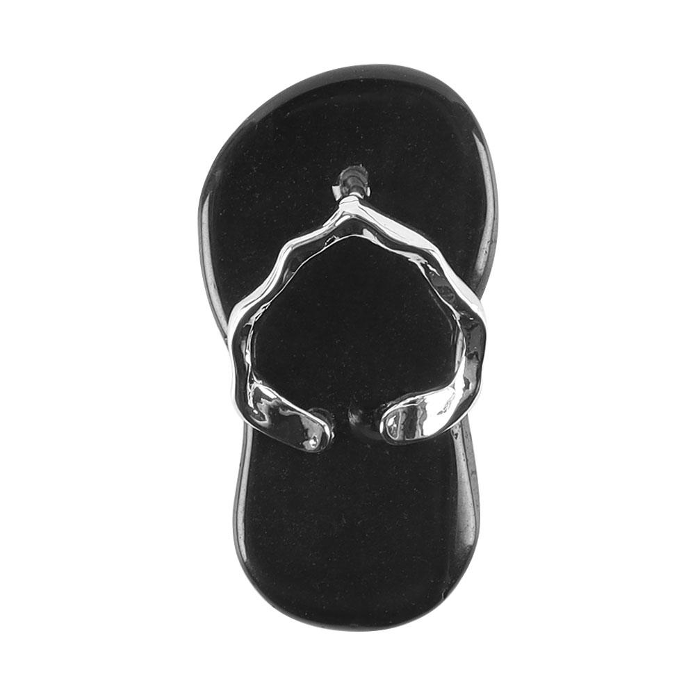 Natural High Quality Mini Crystal Slippers Flip Flops Shape Crystal Pendant