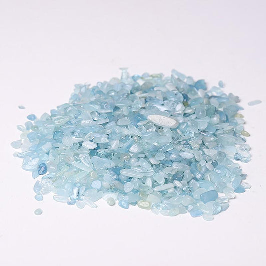 0.1kg 7-9mm Wholesale High Quality Aquamarine Chips Best Crystal Wholesalers