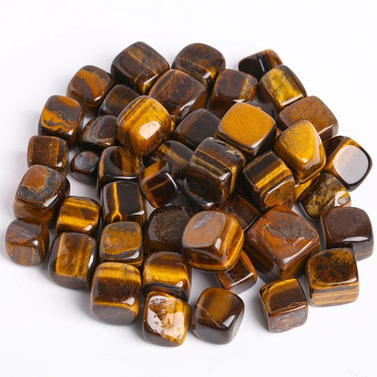 0.1kg Tiger Eye Crystal Cubes bulk tumbled stone Best Crystal Wholesalers