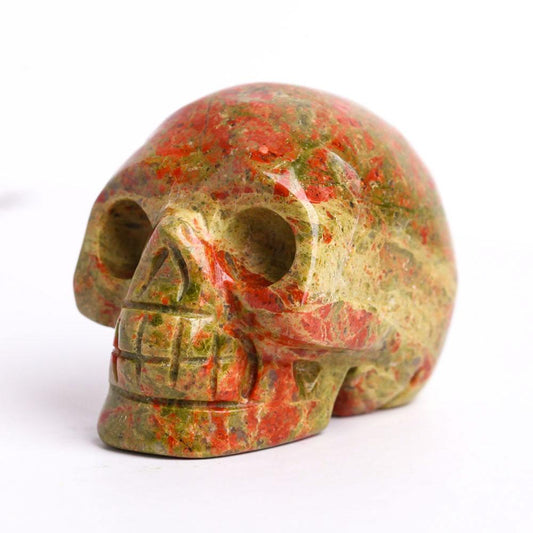 2" Unakite Crystal Skull Carvings Best Crystal Wholesalers