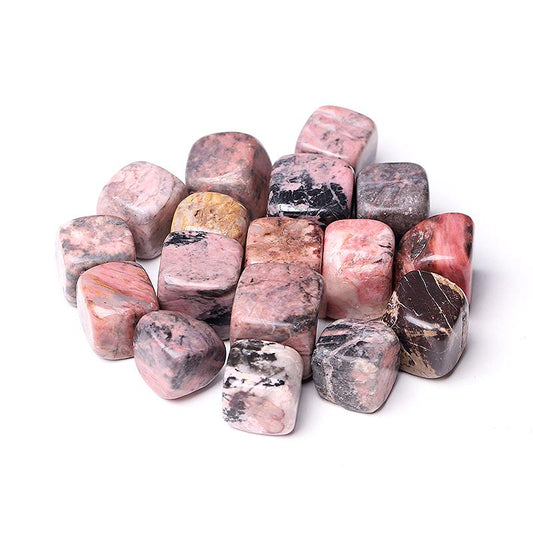 0.1kg 20mm-25mm Rhodonite bulk tumbled stone Cubes Best Crystal Wholesalers