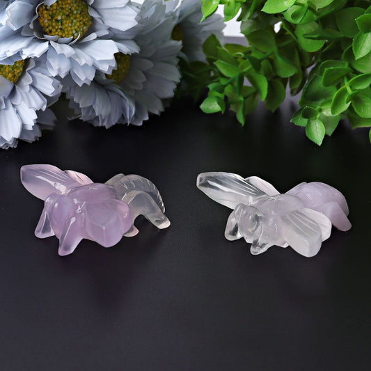 2.4" Fluorite Bumble Bee Crystal Carvings Best Crystal Wholesalers