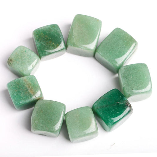 0.1kg Green Aventurine Crystal Cubes bulk tumbled stone Best Crystal Wholesalers
