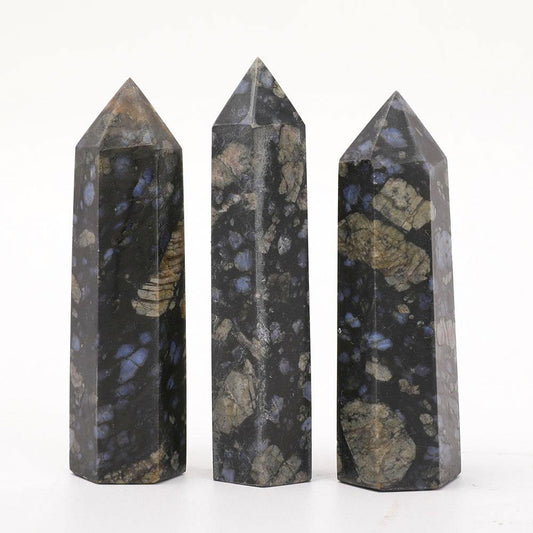 Set of 3 Blue Que Sera Towers Points Bulk Best Crystal Wholesalers