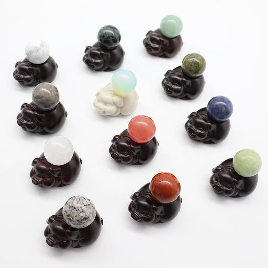 1.2”Gemstone Round Loose Beads Wholesale Natural Stone Beads Best Crystal Wholesalers