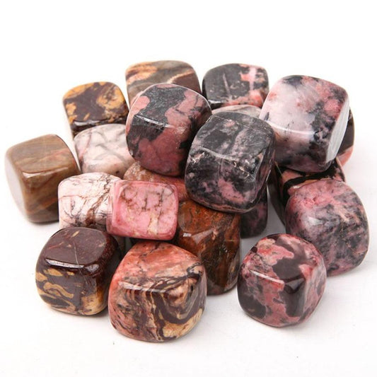 0.1kg Rhodonite Cubes Bag bulk tumbled stone Best Crystal Wholesalers