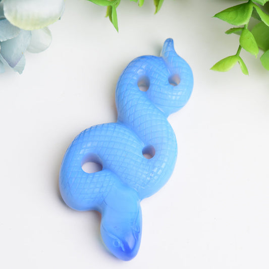 4.0" Snake Crystal Carving Animal  Bulk Best Crystal Wholesalers