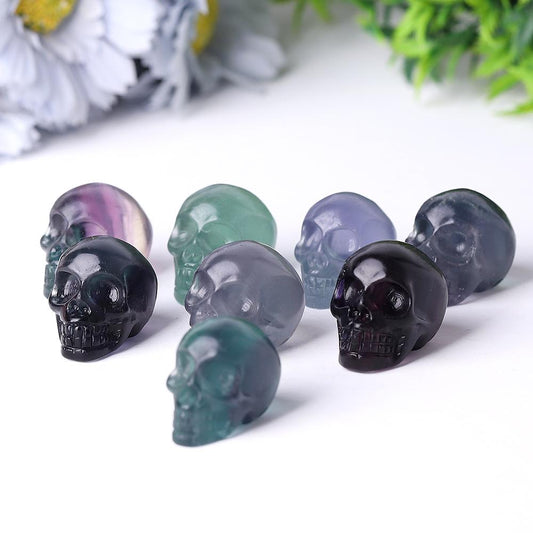Mini Fluorite Crystal Skull Carvings Best Crystal Wholesalers