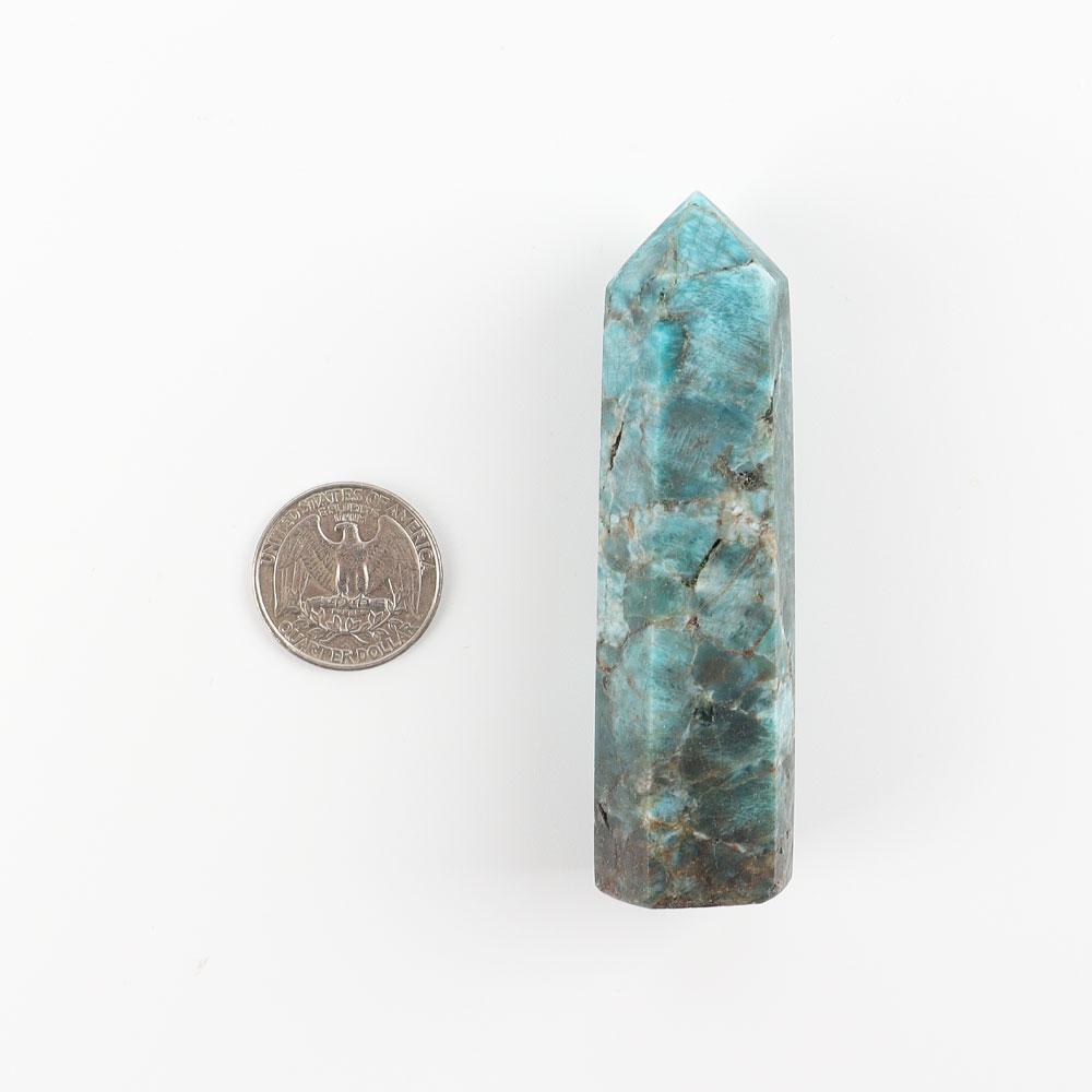 Set of 3 Blue Apatite Towers Points Bulk Best Crystal Wholesalers