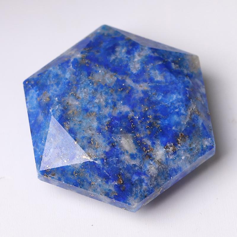 1" Crystal Hexagon Pocket Stone for Pendant for DIY Best Crystal Wholesalers