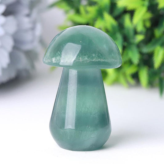 2" Fluorite Mushroom Crystal Carvings Plants Bulk Best Crystal Wholesalers