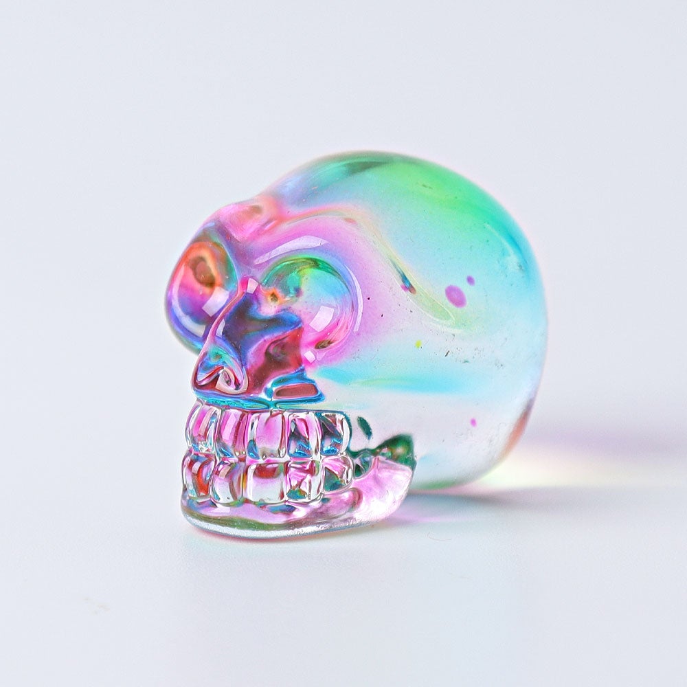1" Aura Skull Angel Crystal Carvings (Random sending color) Best Crystal Wholesalers