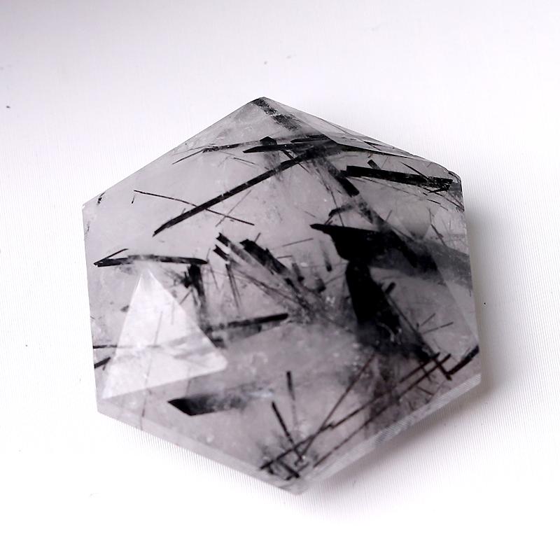 1" Crystal Hexagon Pocket Stone for Pendant for DIY Best Crystal Wholesalers