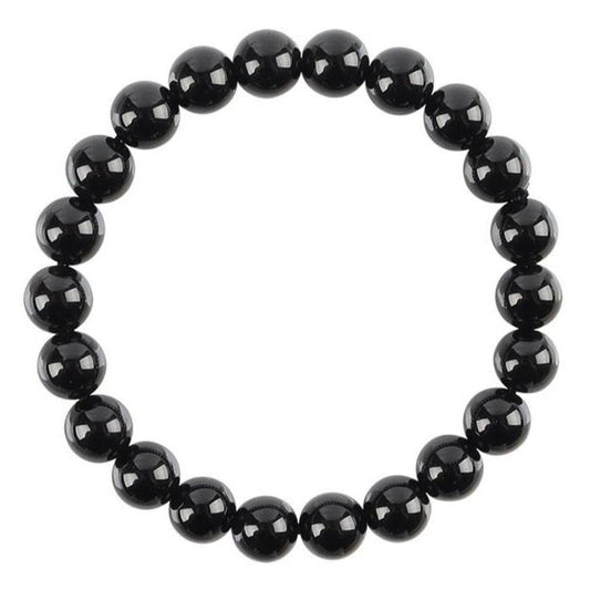 8mm Black Obsidian Bracelet Best Crystal Wholesalers