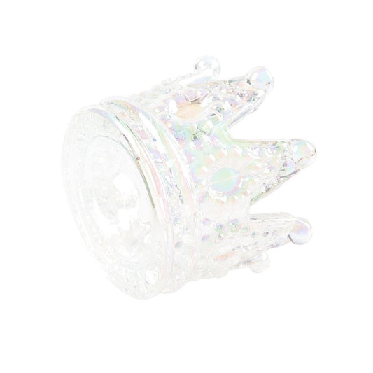 Aura Crystal Glass Jewelry Ring Holder