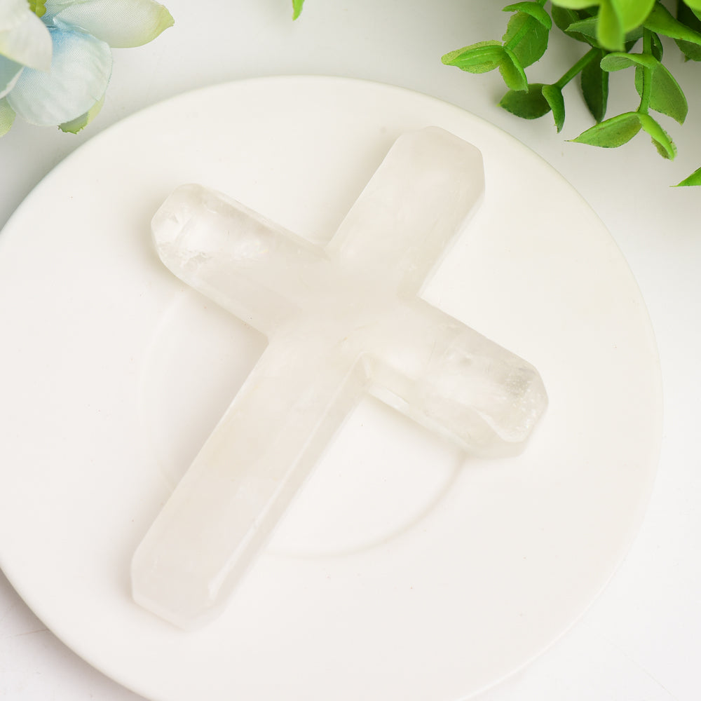 4.0" Mixed Crystal Cross Carving Bulk Wholesale