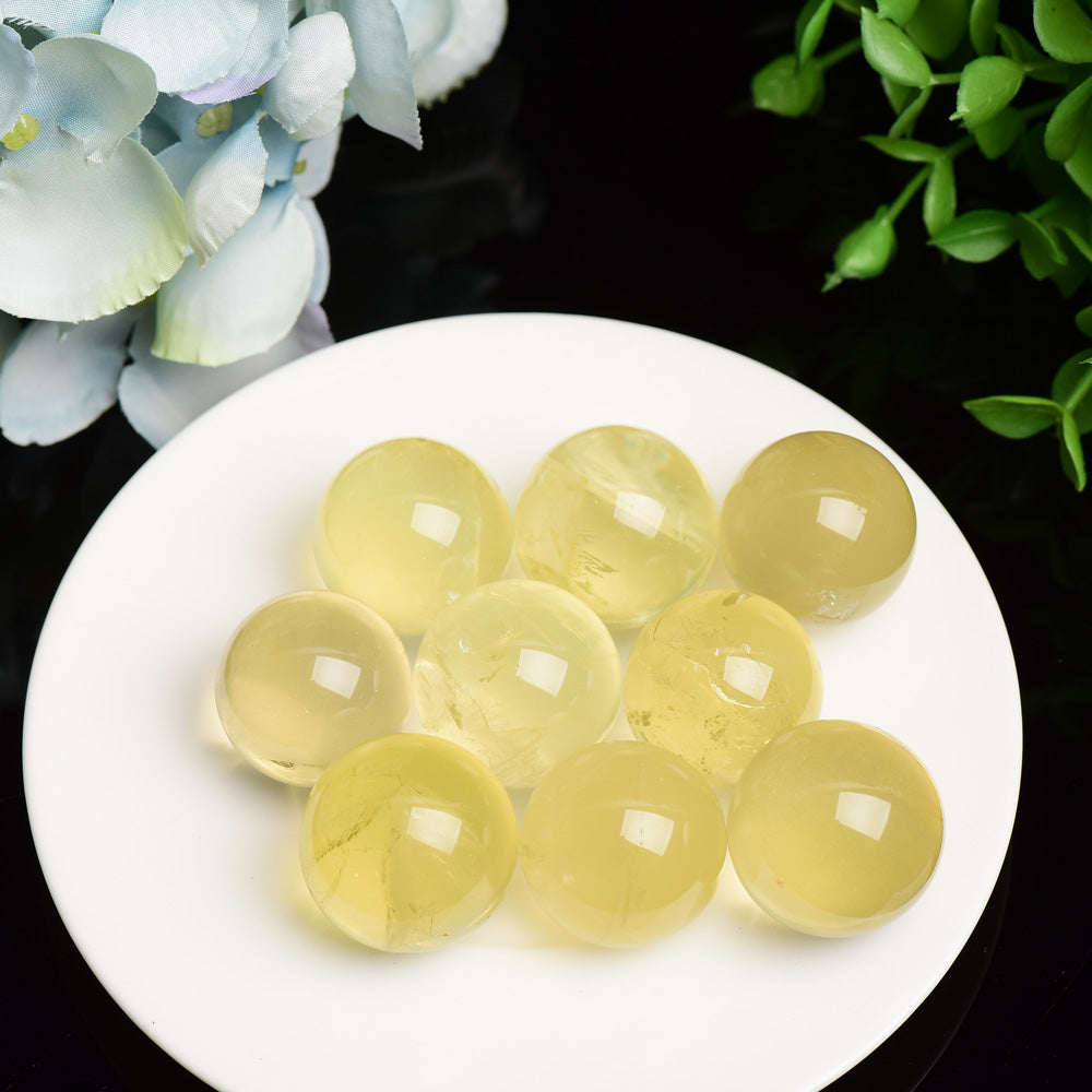 23mm Citrine Sphere Bulk Wholesale