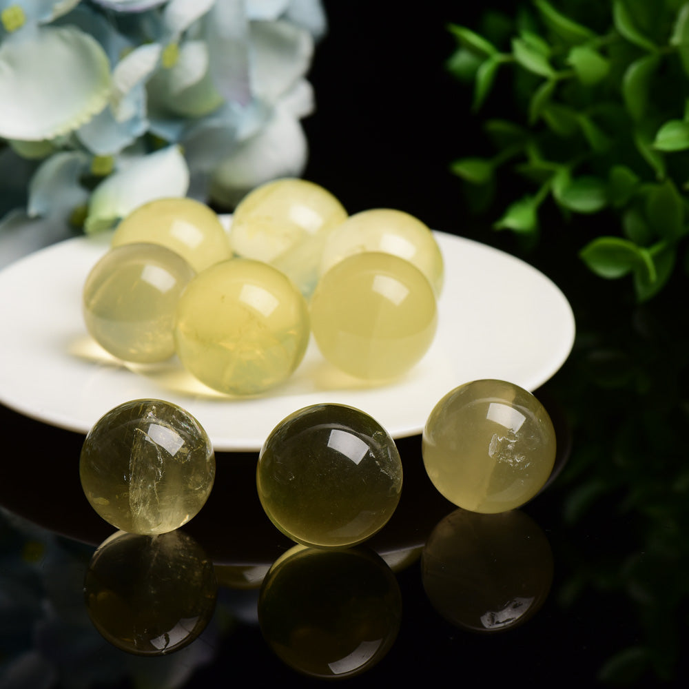 23mm Citrine Sphere Bulk Wholesale