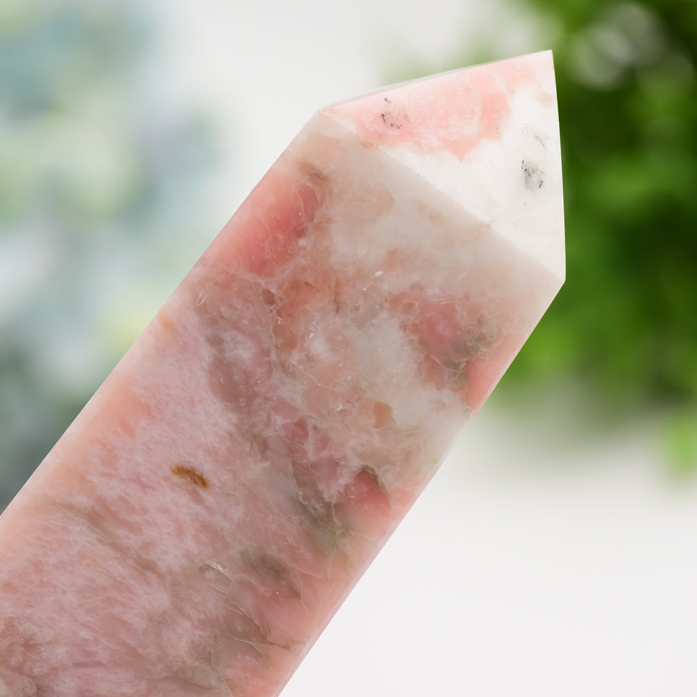 6.0"-8.0" Pink Jade Tower Bulk Wholesale