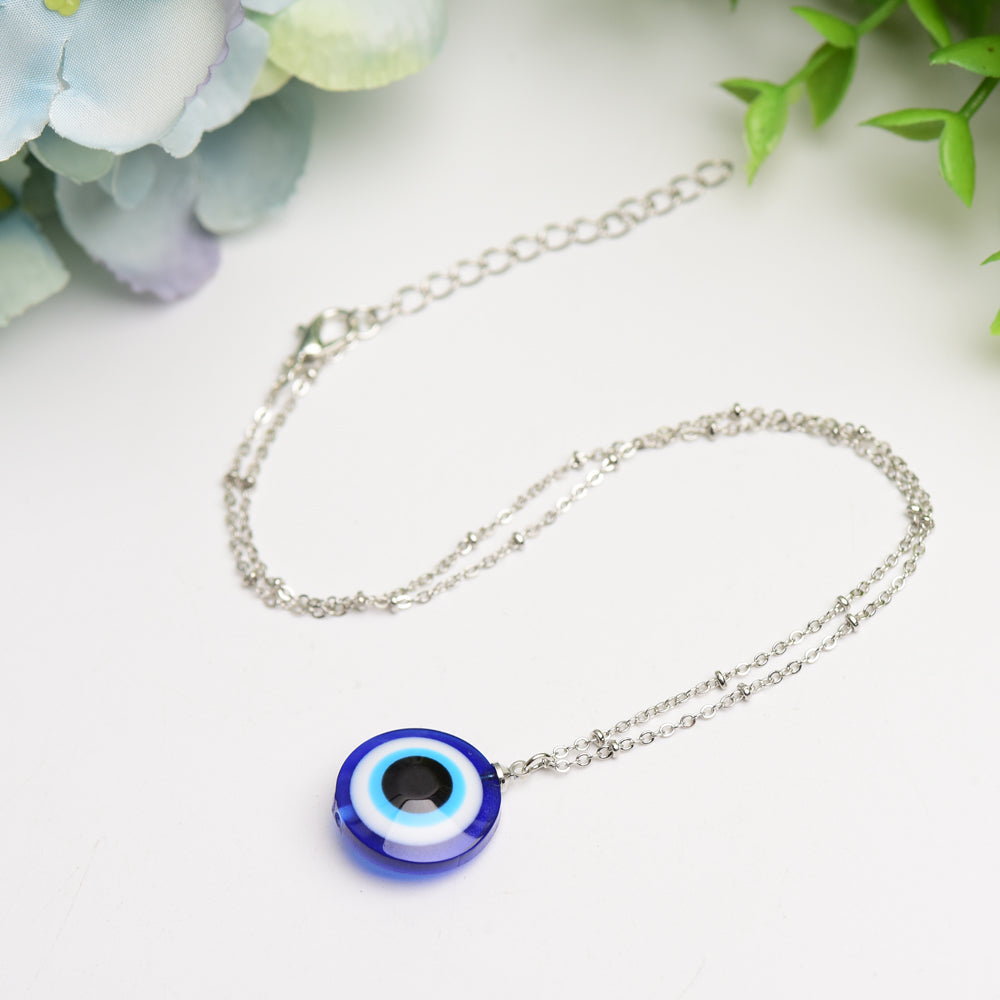 Evil's Eye Design Pendant Necklace Bulk Wholesale