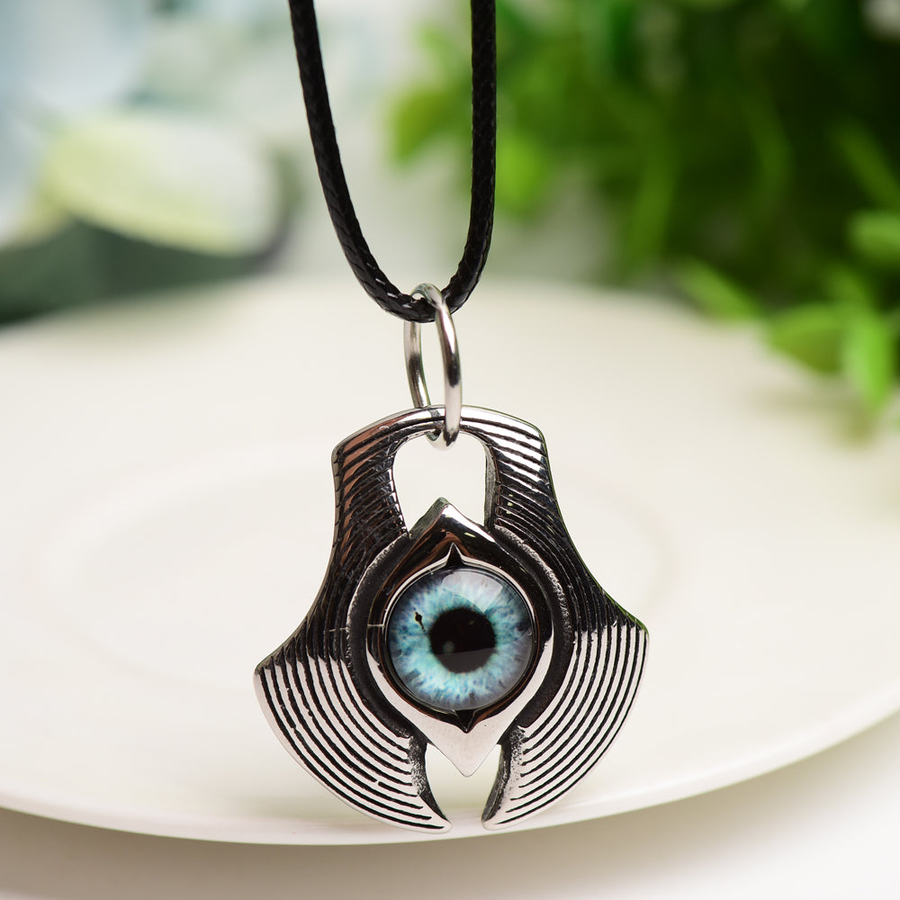 Evil's Eye Design Pendant Necklace Bulk Wholesale
