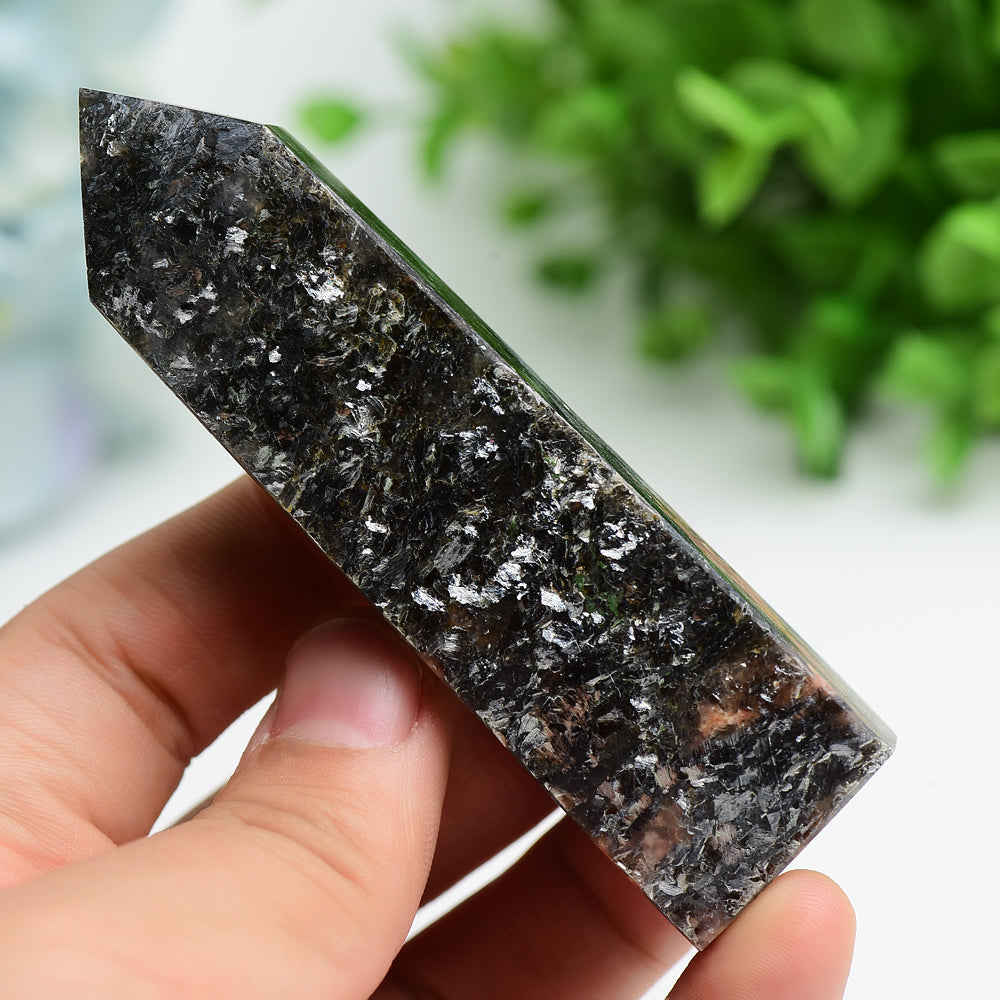 2.5"-4.0" Lepidolite in Sunstone Crystal Point Bulk Wholesale