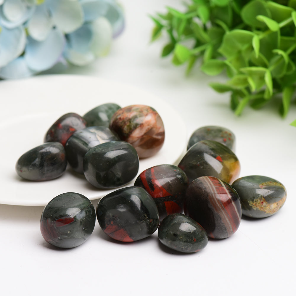 Blood Stone Crystal Tumble Bulk Wholesale